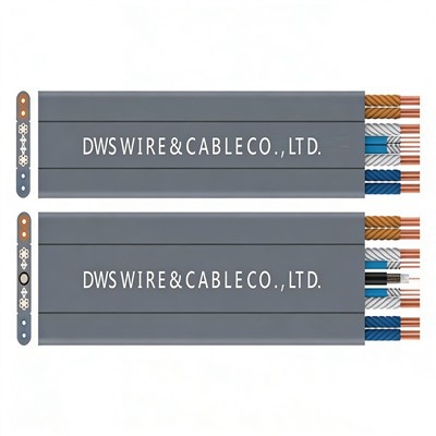 Elevator Flat Traveling Cable for Middle Rise Elevator